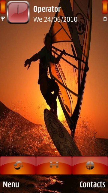 Тема - Sunset Surfer