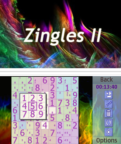 Zingles 2 для Nokia N8, Nokia E6, E7, Nokia C7, C6-01, Nokia 600, 603, 700, 701