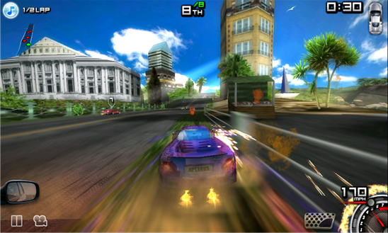 Race illegal: High Speed 3D для Windows Phone 8